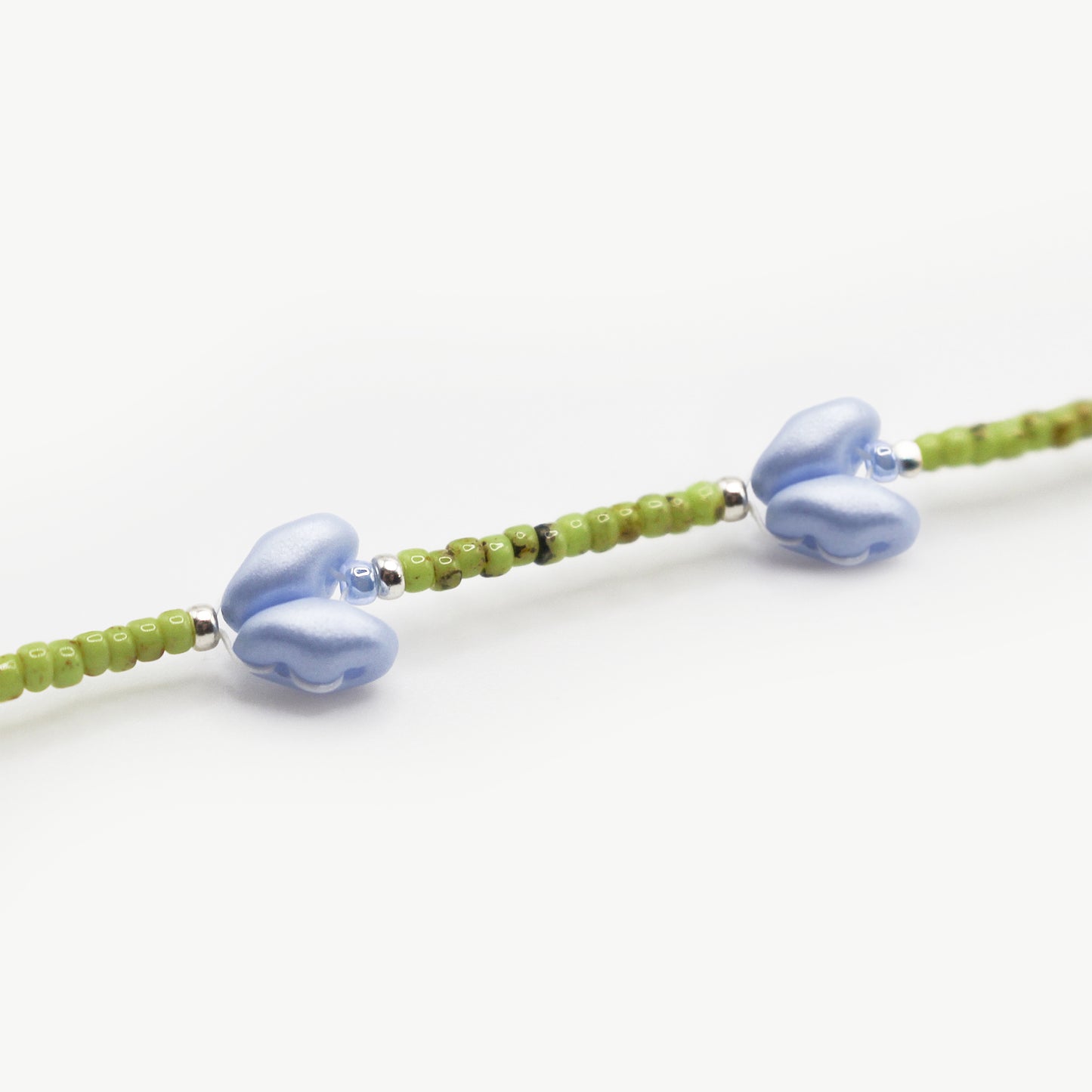 Bracciale tulipani celesti