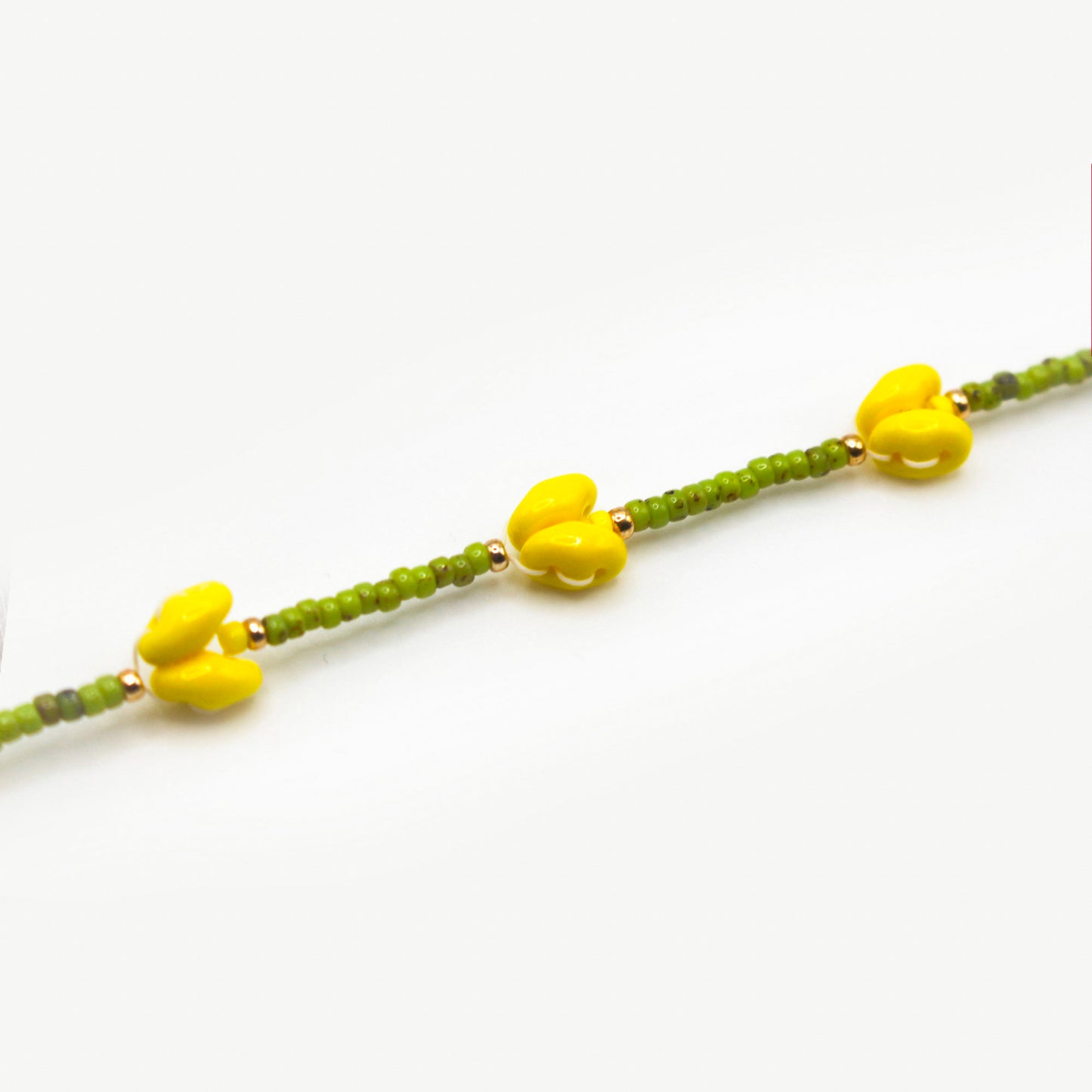 Bracciale tulipani gialli