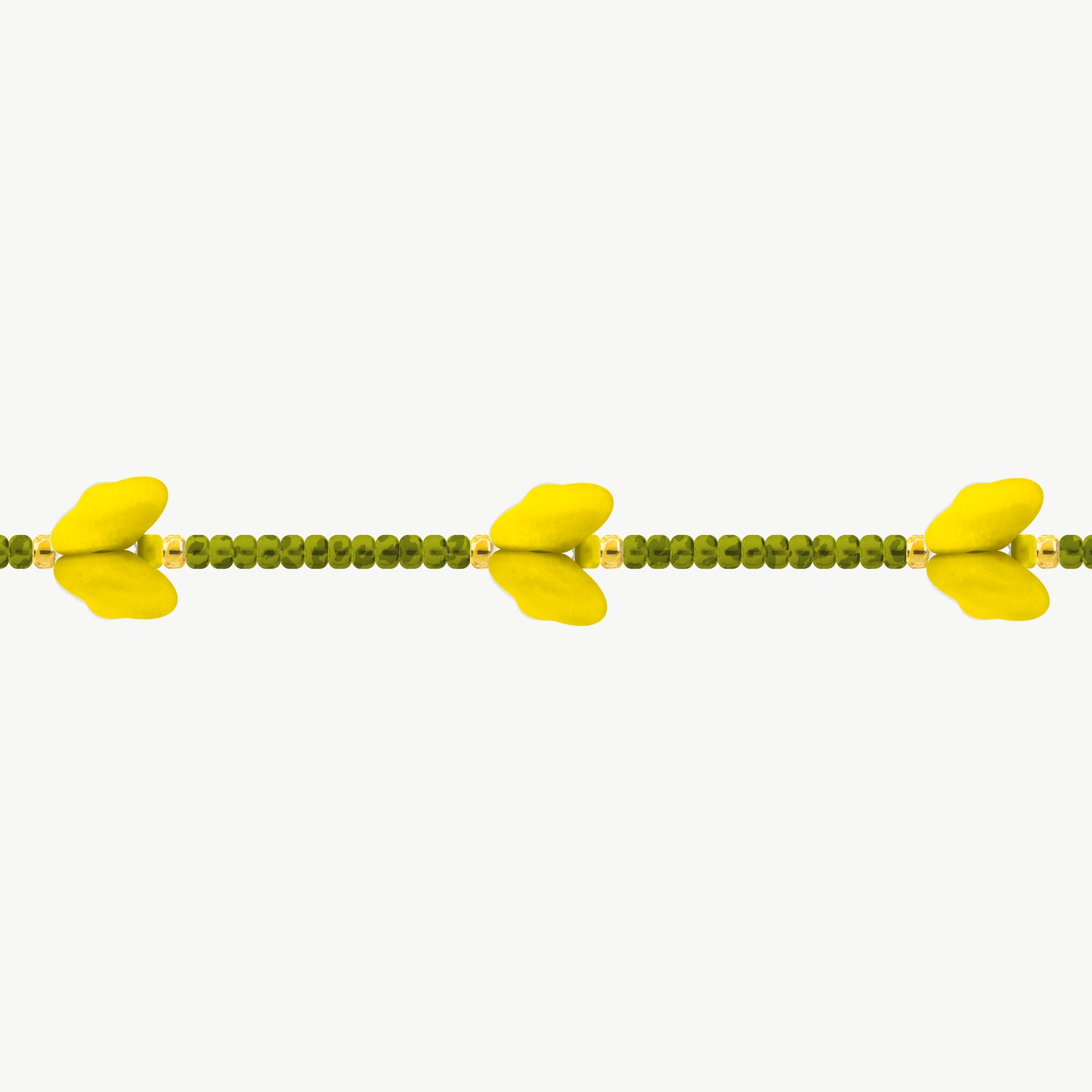 Bracciale tulipani gialli