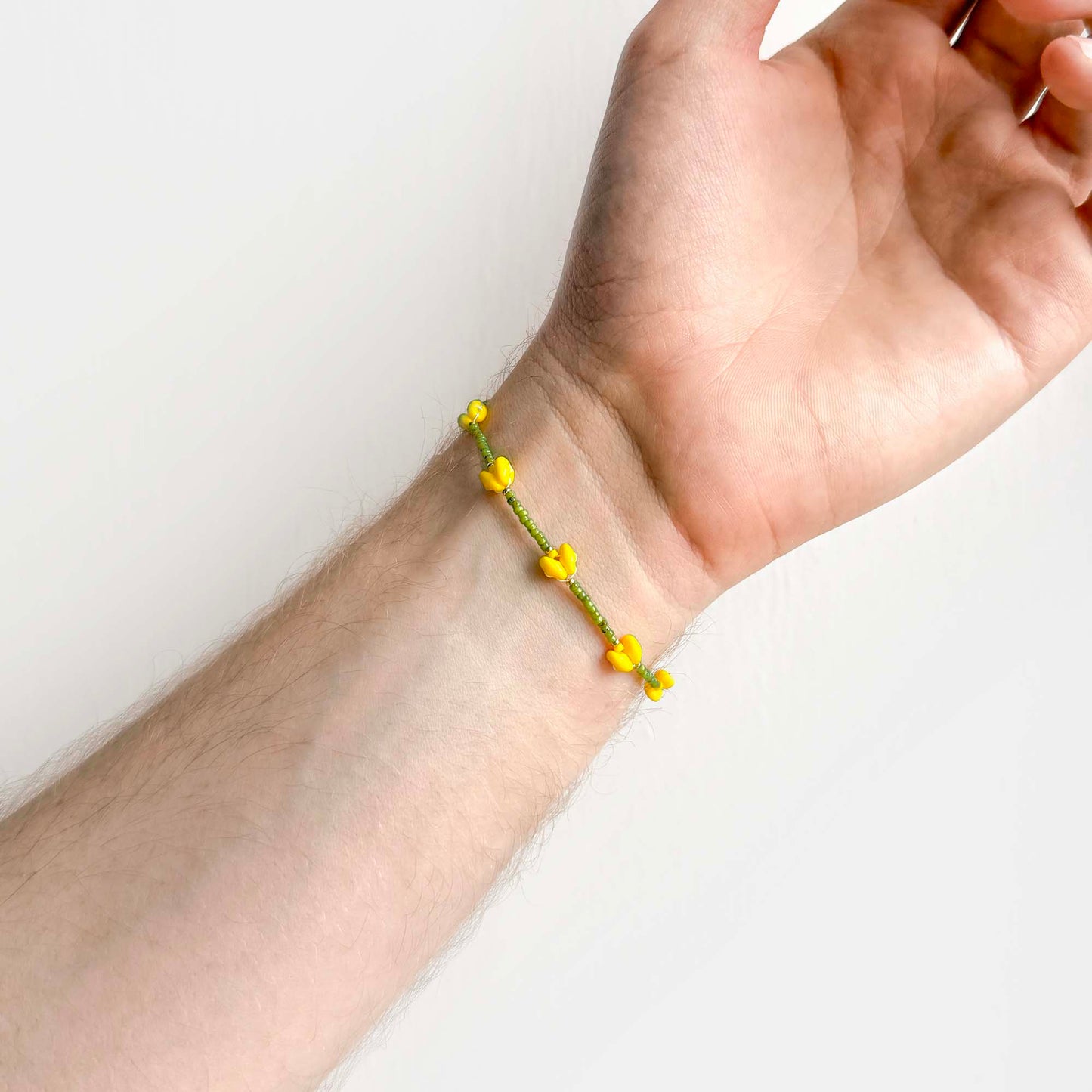 Bracciale tulipani gialli
