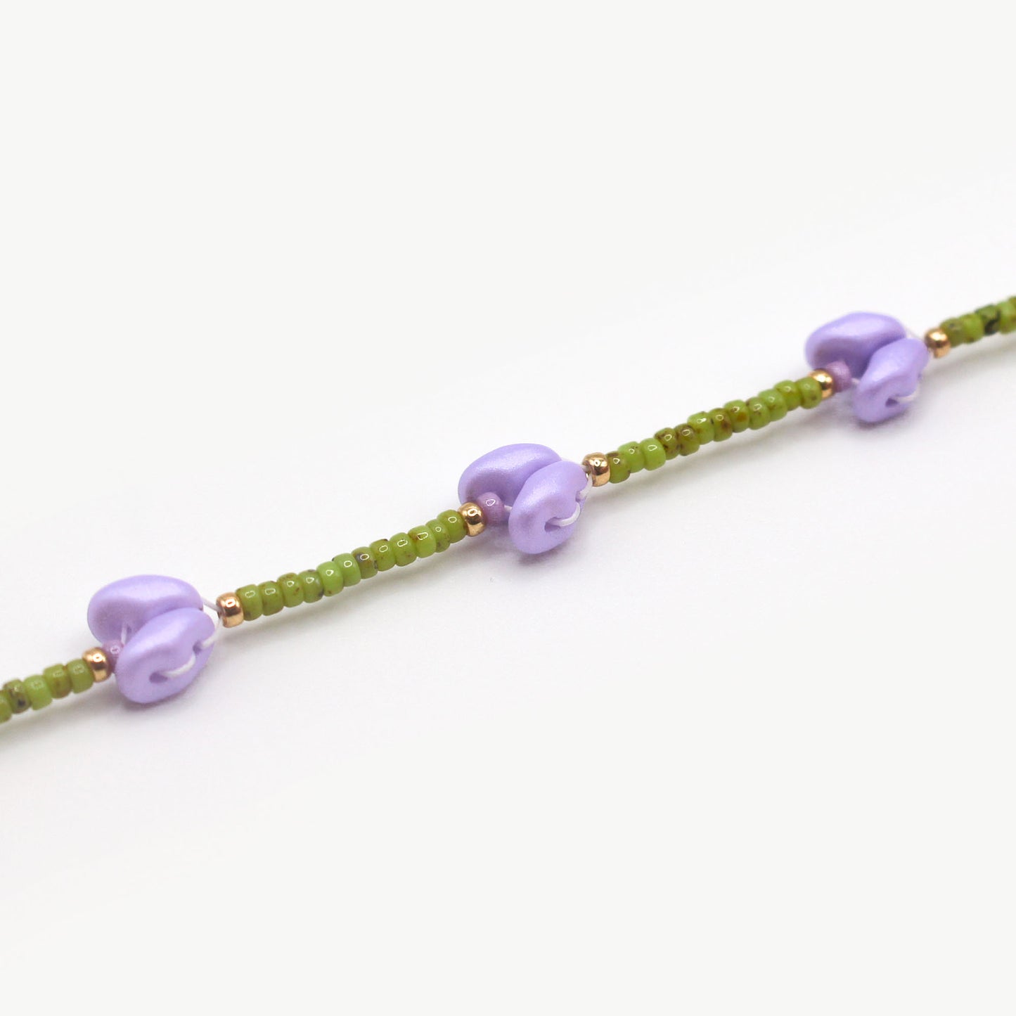Bracciale tulipani lilla