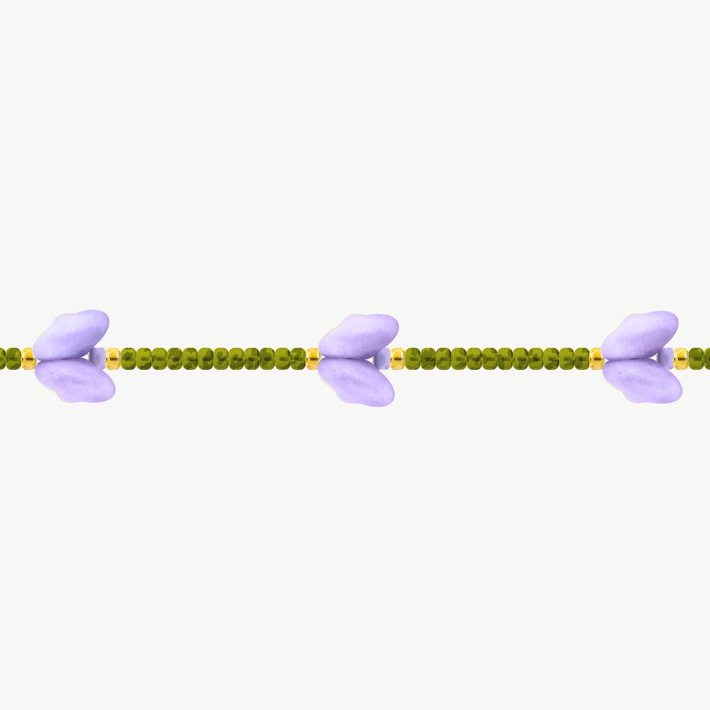 Bracciale tulipani lilla