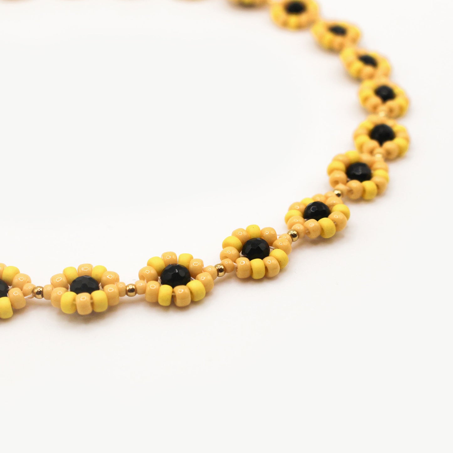 Collana Eden con girasoli