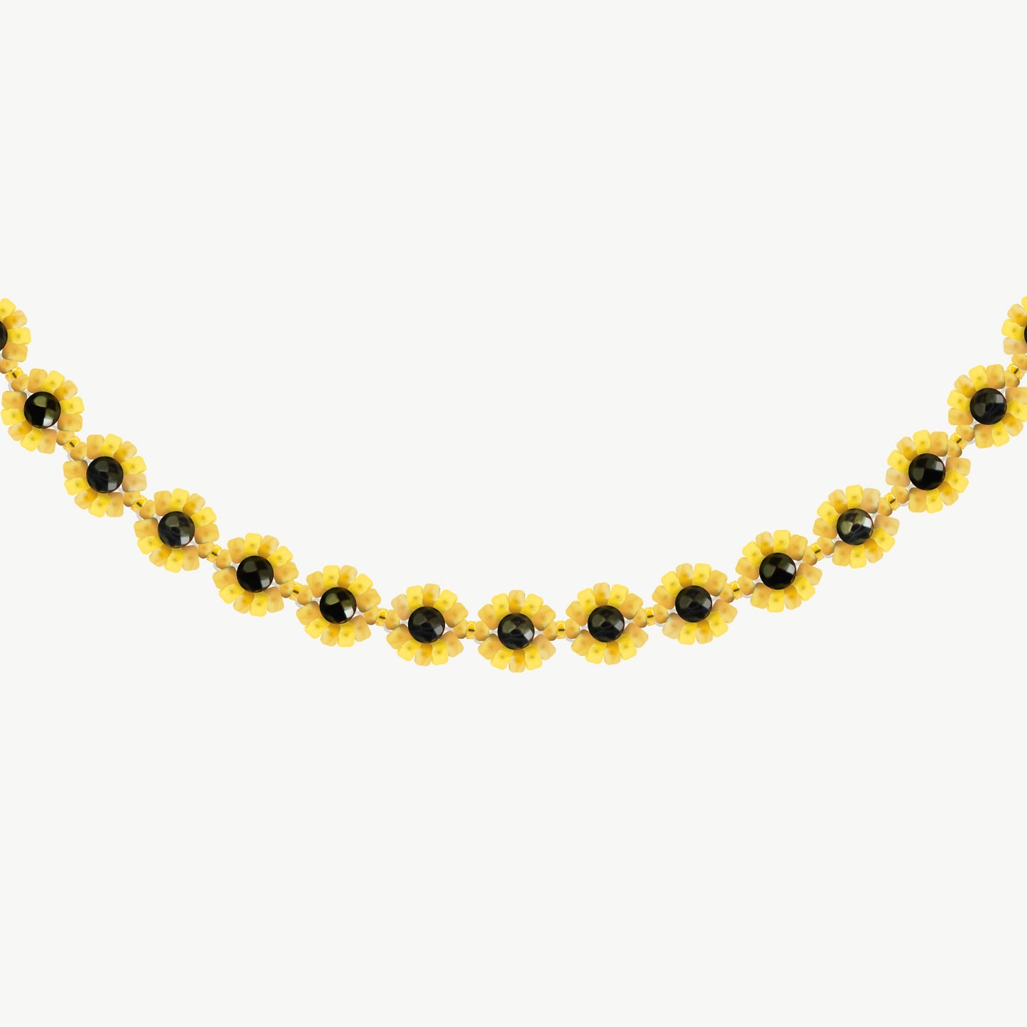 Collana Eden con girasoli