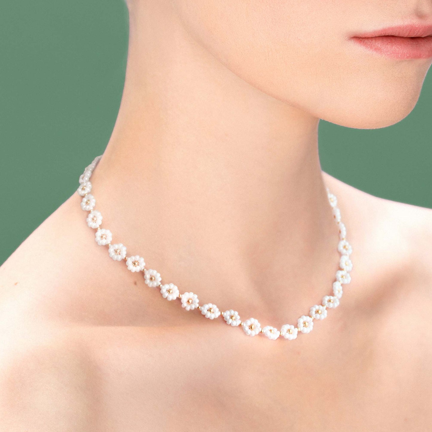 Collana Eden con margherite