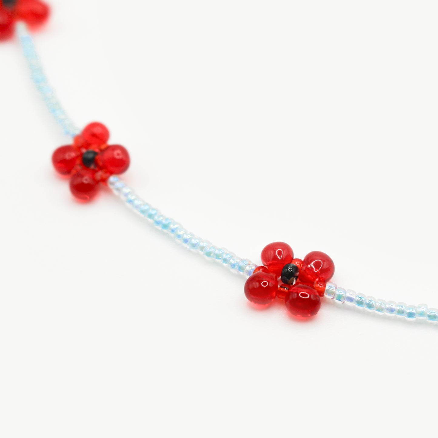 Collana papaveri ghiaccio
