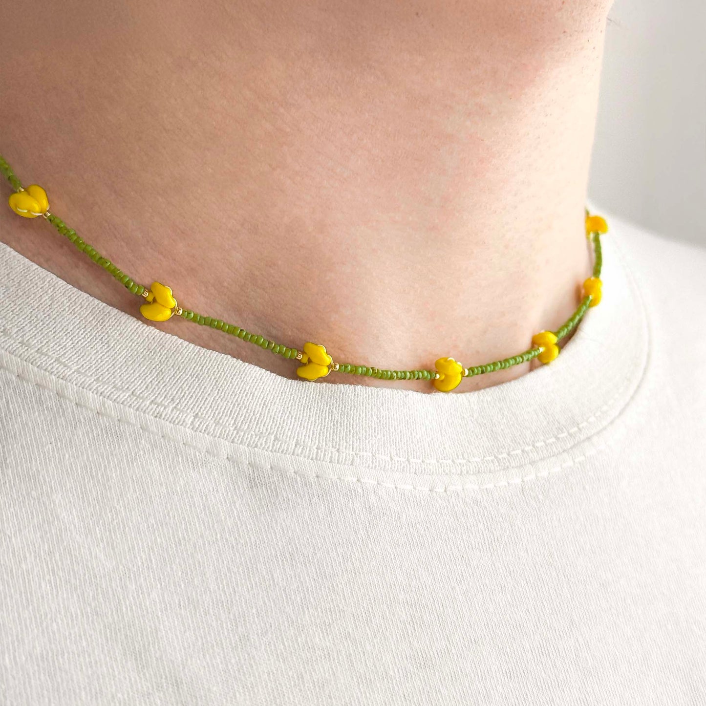 Collana tulipani gialli