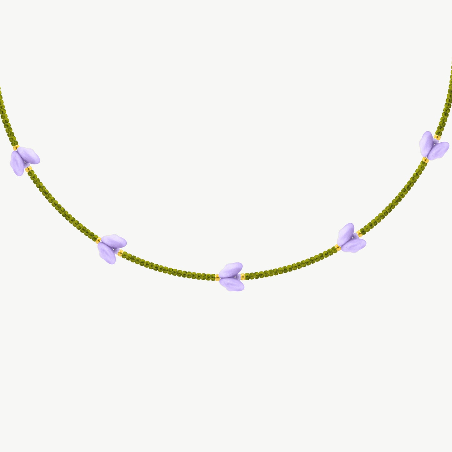 Collana tulipani lilla