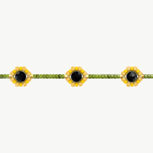 Bracciale girasoli