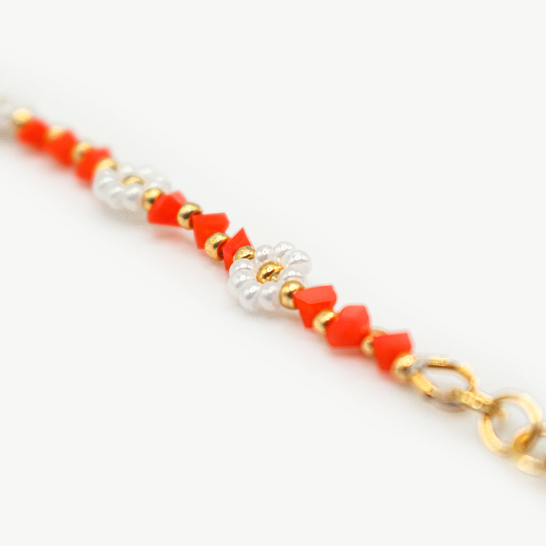 Bracciale margherite coralline