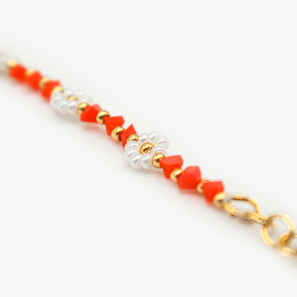 Bracciale margherite coralline
