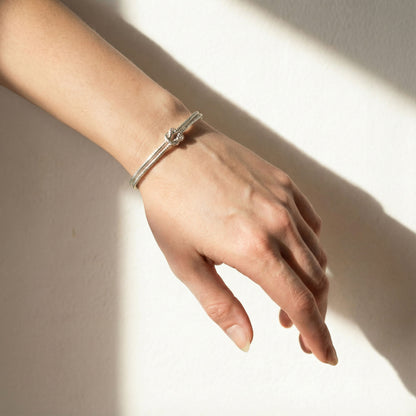 Bracciale nodo argento