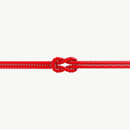 Bracciale nodo rosso