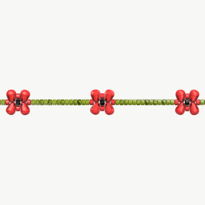 Bracciale papaveri