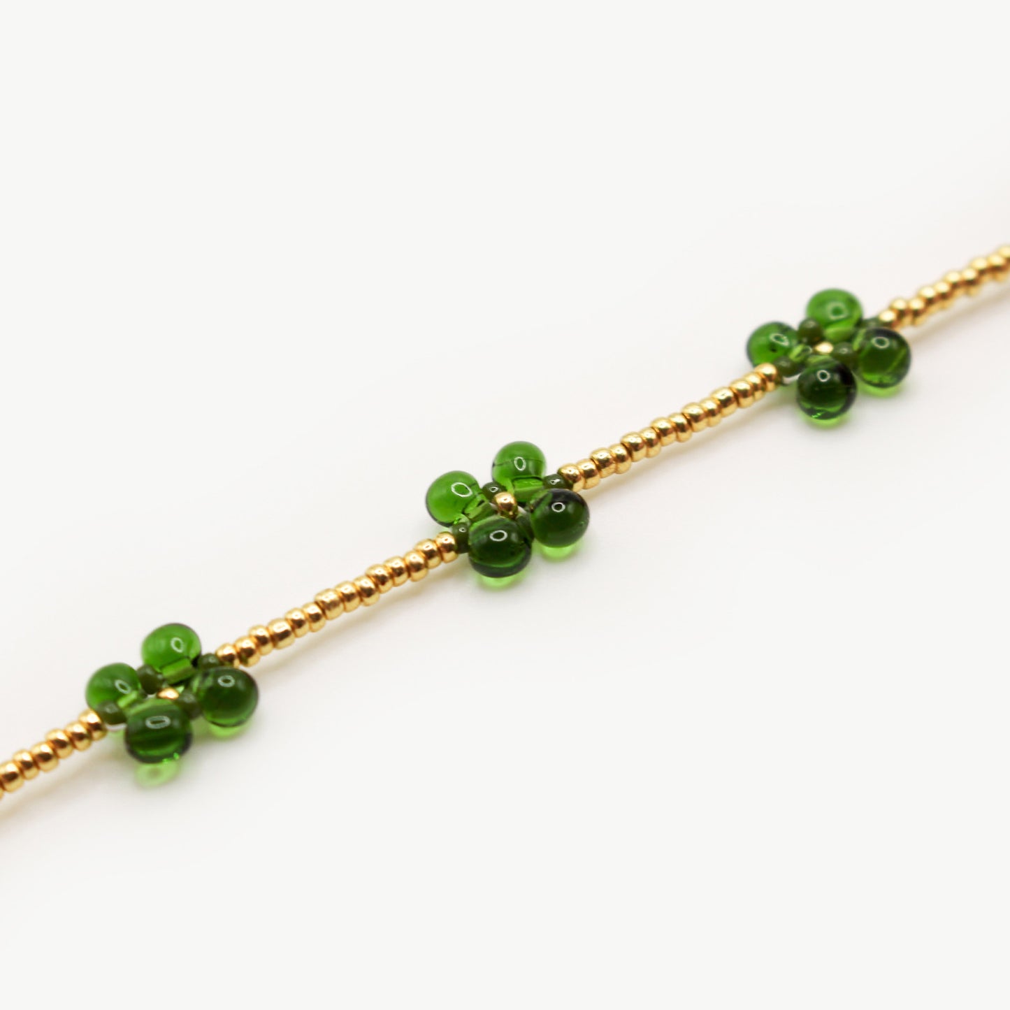 Bracciale quadrifogli oro