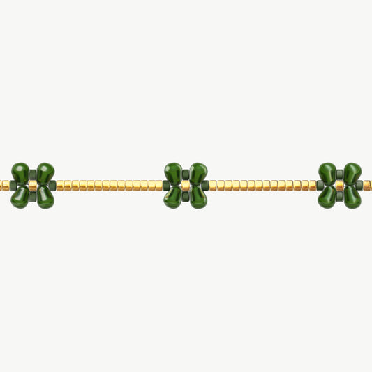 Bracciale quadrifogli oro
