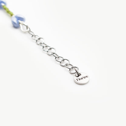 Bracciale tulipani celesti