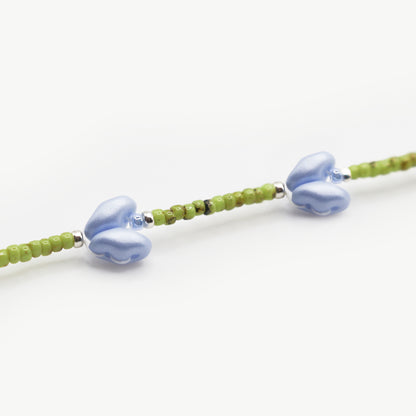 Bracciale tulipani celesti