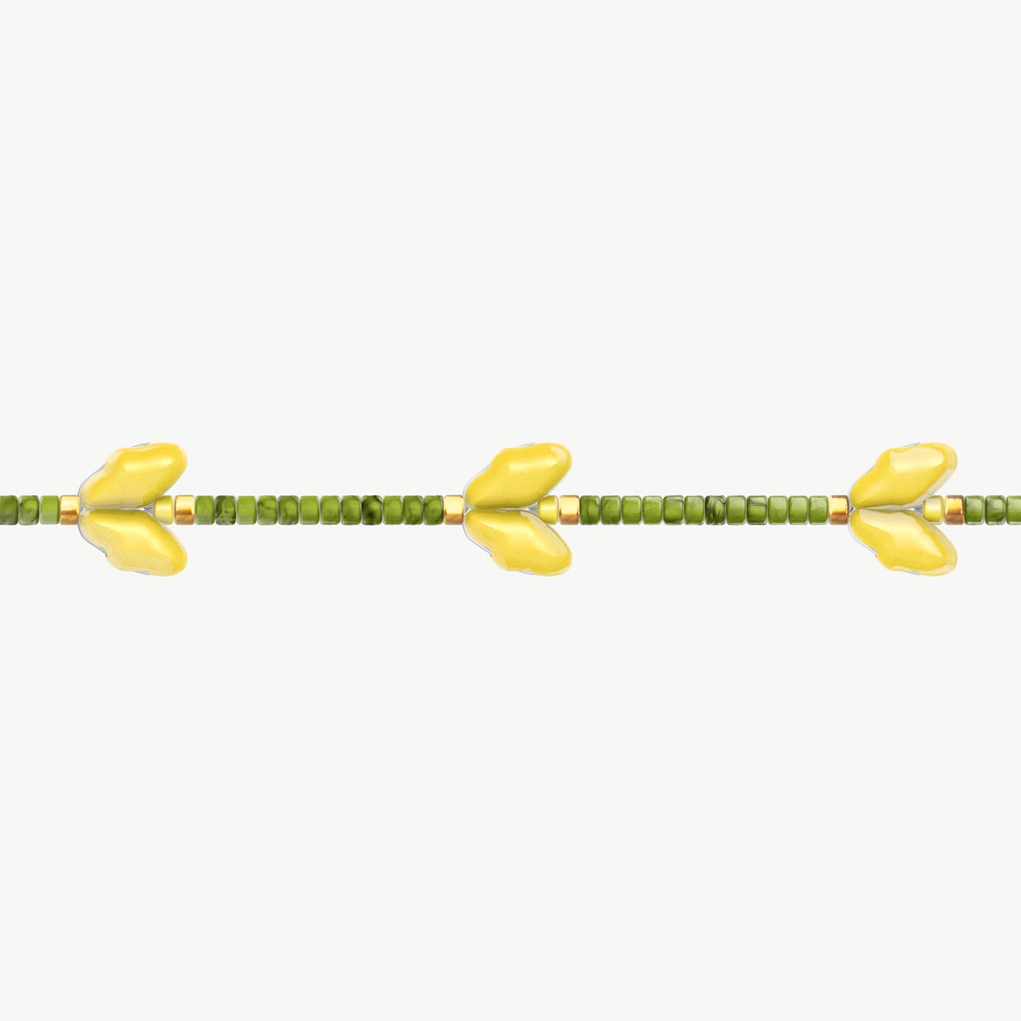 Bracciale tulipani gialli