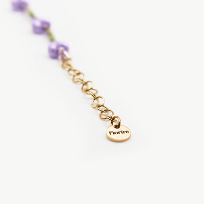 Bracciale tulipani lilla