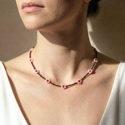 Collana fiori di ciliegio