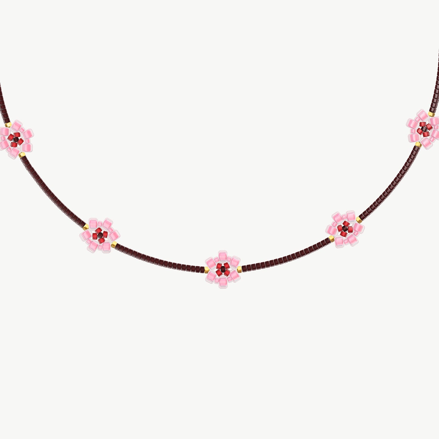 Collana fiori di ciliegio
