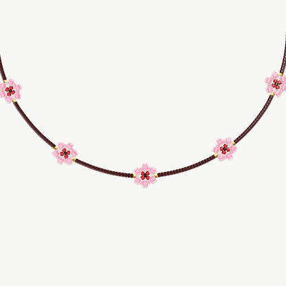 Collana fiori di ciliegio