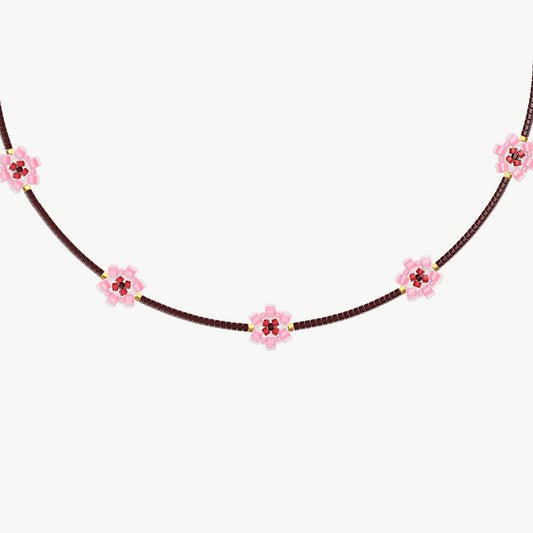 Collana fiori di ciliegio