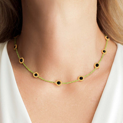 Collana girasoli