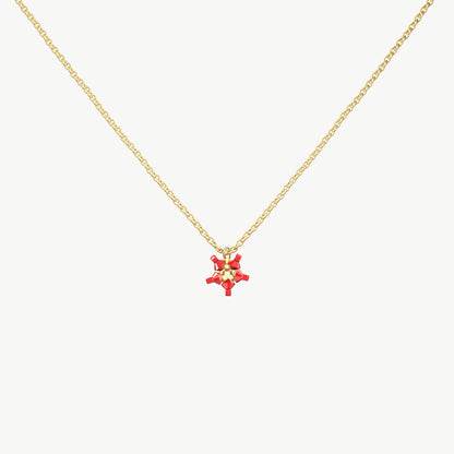 Collana pendente stella di Natale