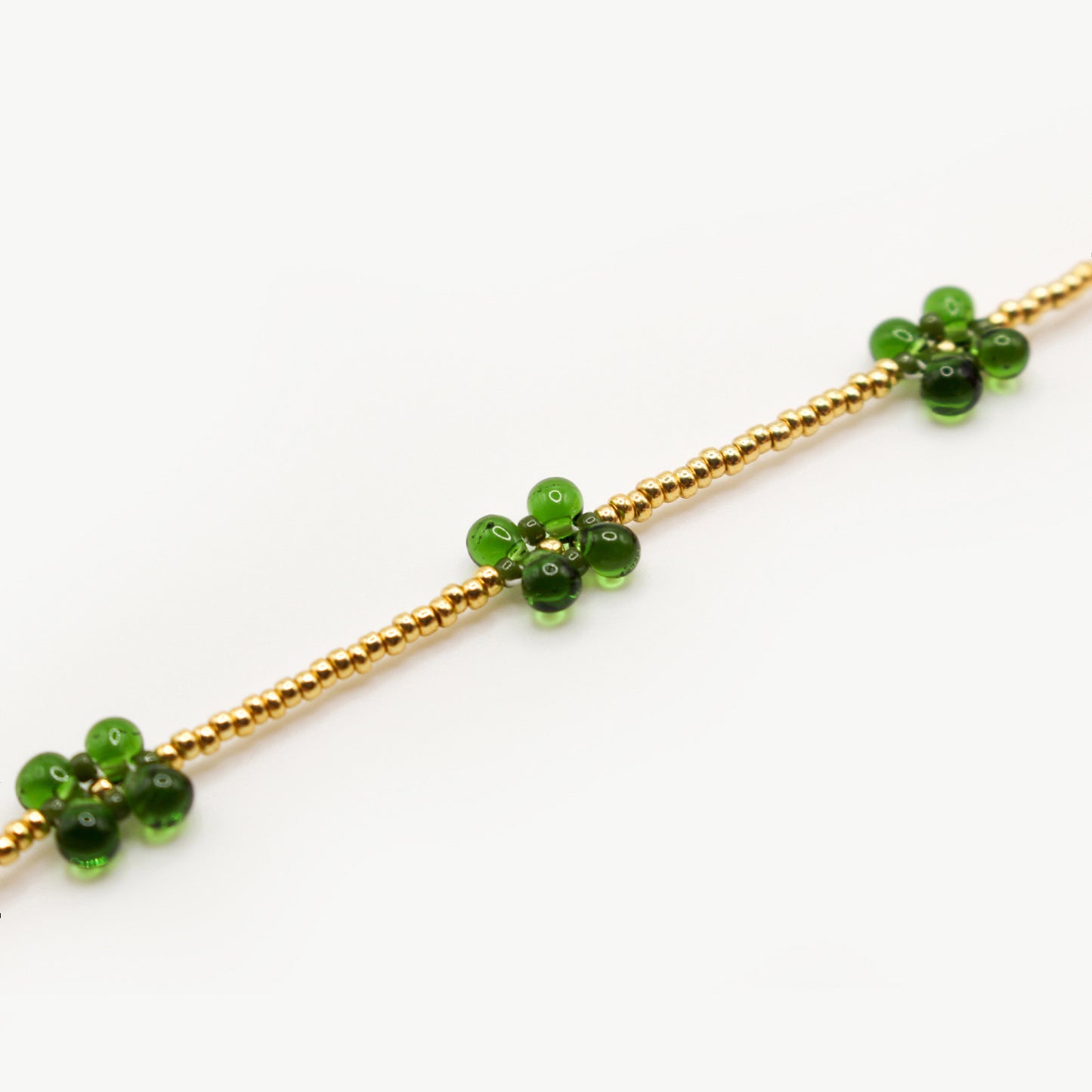 Collana quadrifogli oro