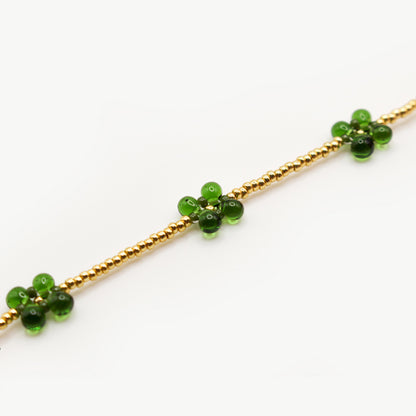 Collana quadrifogli oro