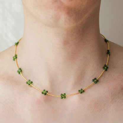 Collana quadrifogli oro
