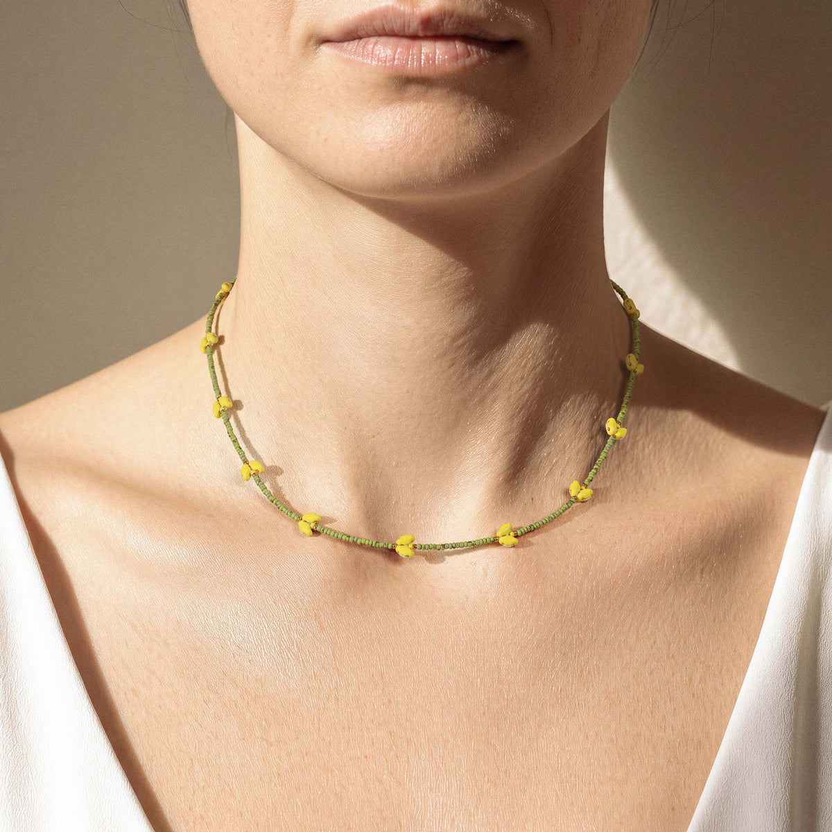 Collana tulipani gialli