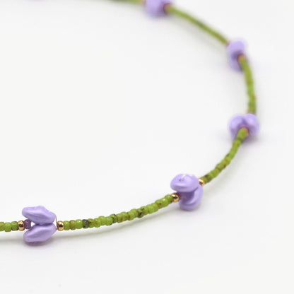 Collana tulipani lilla