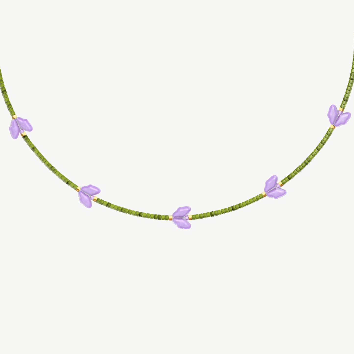 Collana tulipani lilla