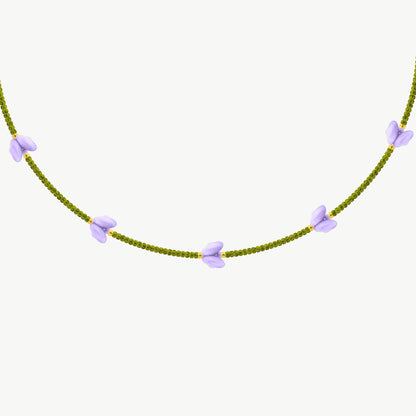 Collana tulipani lilla