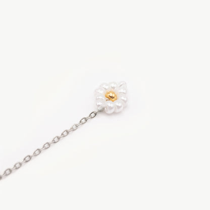Saliscendi margherita argento
